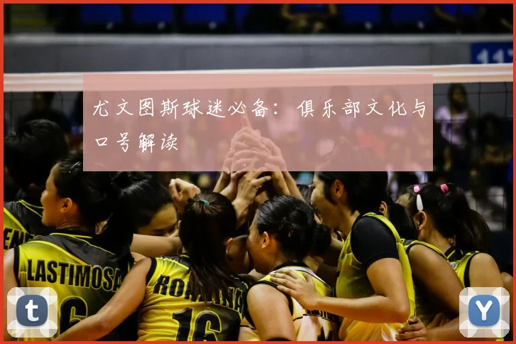 尤文图斯球迷必备：俱乐部文化与口号解读